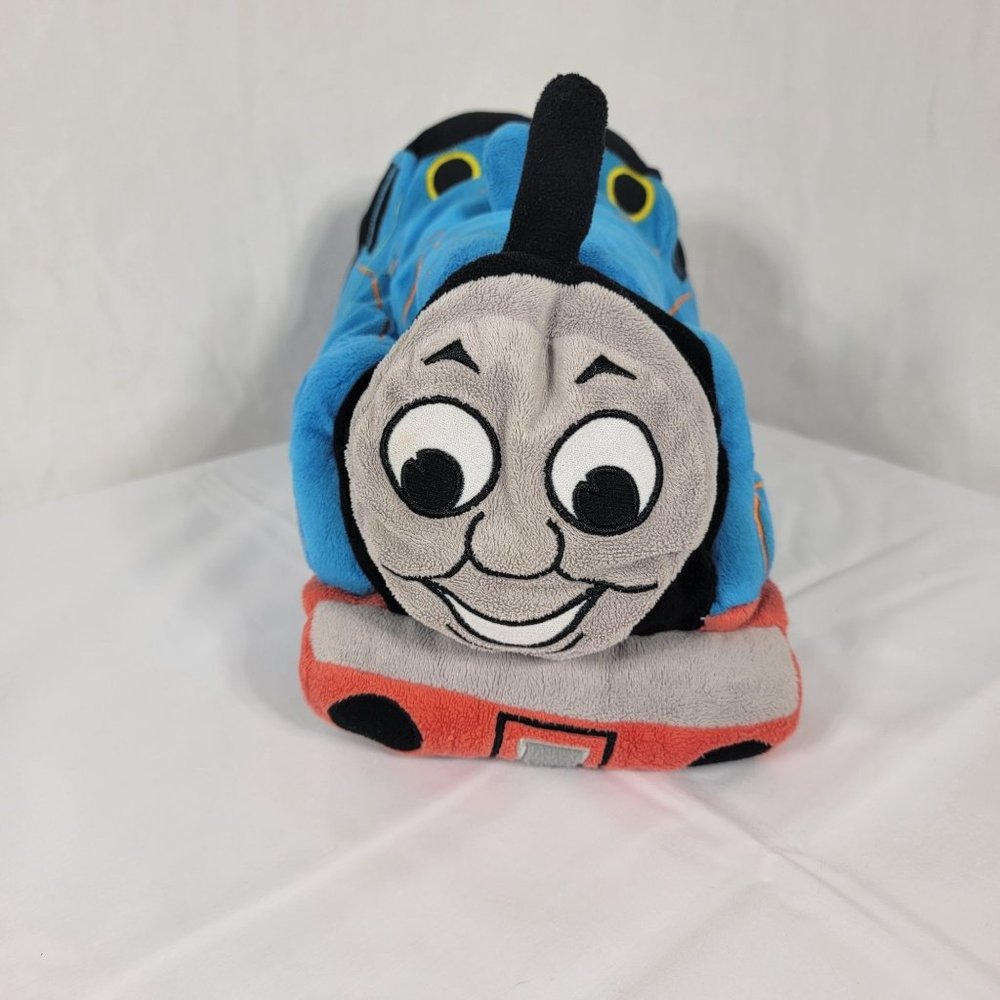 THOMAS THE TRAIN PLUSH Cuddle Pillow Soft Stuffed Toy 16” TANK Engine Bed Nap